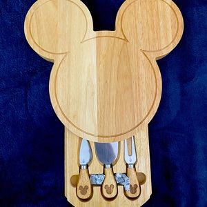 Brand new. Mickey Mouse cheese board.
